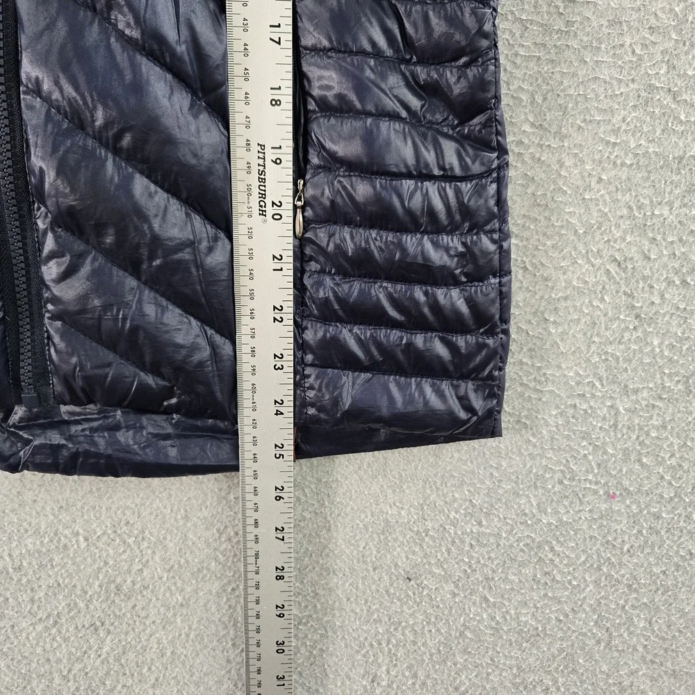 Tommy Hilfiger Men Jacket S Blue Natural‎ Down Puffer Knit Fleece Liner